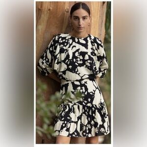 Corey Lynn Calter Black and Cream Dress